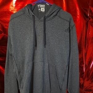 Adidas Men's 2XL Ultimate Pullover Hoodie Climawarm Grey